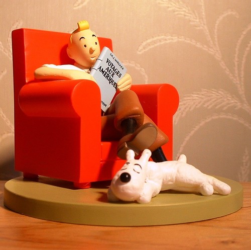 Figurine tintin dans - figurine,