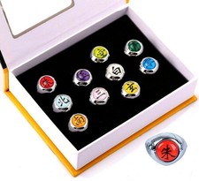 Coffret Collector Naruto Shippuden 10 Bagues Akatsuki