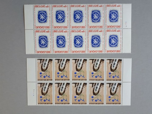 Timbres belgique 1967 - timbres, bloc