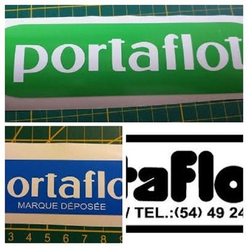 Autocollant portaflot remorque - autocollant,