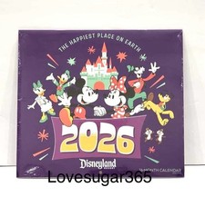 Disneyland Mickey Mouse and Friends 2025-2026, 16 Month Calendar NEW