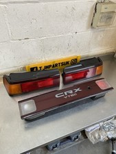 Honda EF UKDM CRX VT IVT VTEC EE8 Rear Taillights Lamps Set Fog lamp 88-91 OEM
