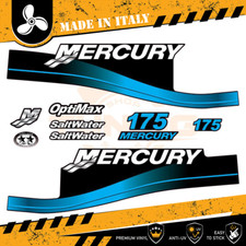 Décalcomanies adhésif Moteur hors-bord Mercury 175 Ch - Saltwater A