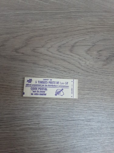 Carnet timbres béquet 00f - carnet, 1,00f