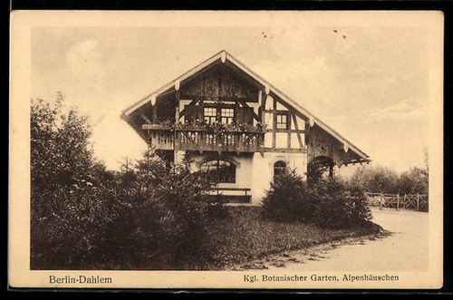 Carte postale berlin - postale, berlin-dahlem