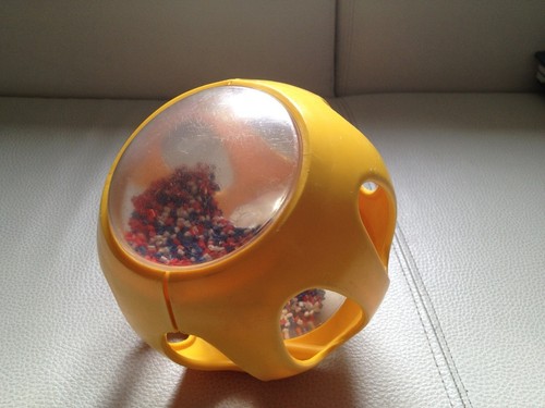 Ancien jouet bébé - jouet, boule