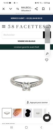 Bague mauboussin 30ct - bague, 0,30ct