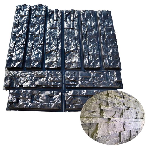 Moule béton mur pierre - béton,