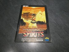 softbox Neo Geo AES SNK  100% Original notice insert console box samurai spirits