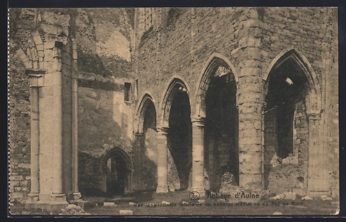 Cpa aulne abbaye vue - cpa,