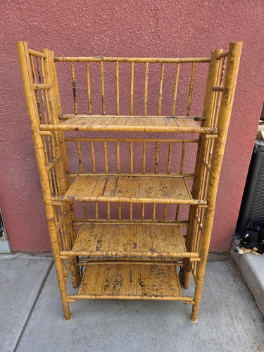 Vintage tiger bamboo folding - tiger, 4