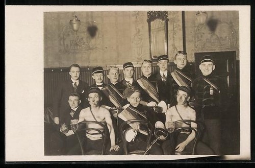 Carte postale photo étudiants