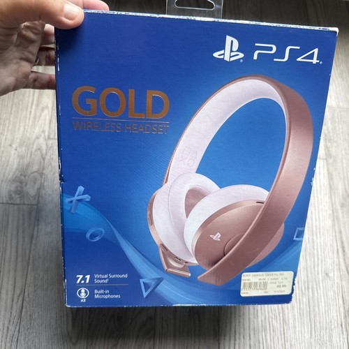 Casque gold rose sony ps4 - gold,