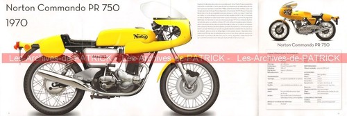 Norton 750 commando 1970 - norton, pr