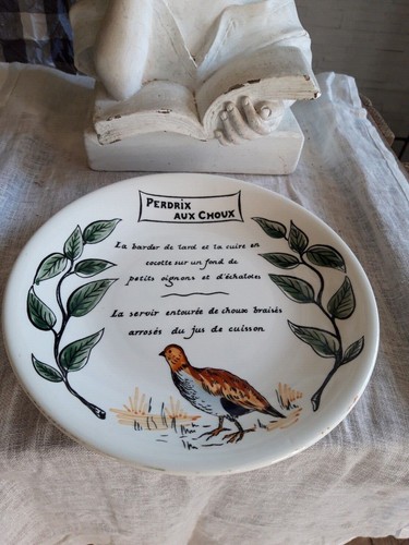 Assiette faience gien - assiette, de