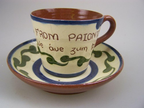 Torquay pottery motto ware - , cup