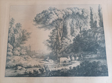 1804 ancienne eau forte de
