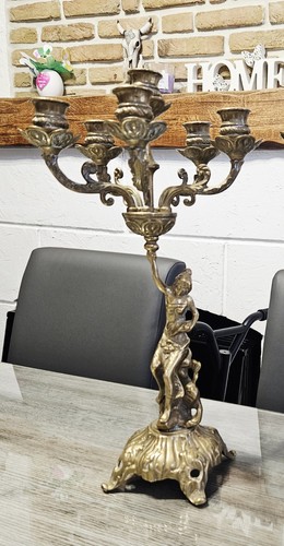 Chandelier bronze feux - bronze,