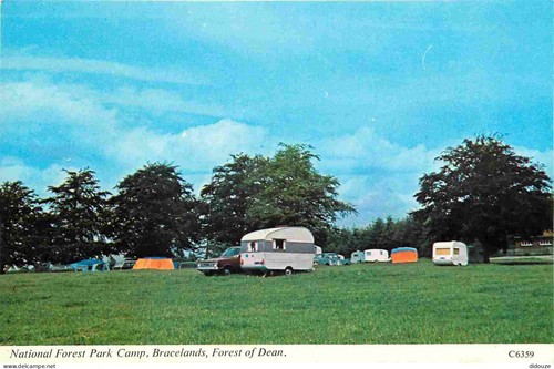 Carte postale camping - -,
