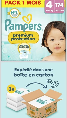 Couche pampers taille - taille, 4