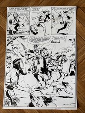 Planche Originale De Marcello Rintintin Année 1969/Pif