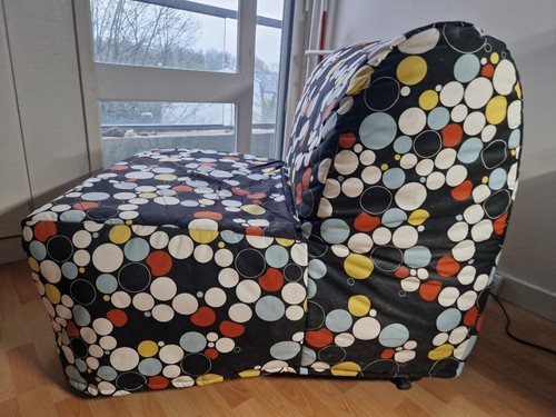 Fauteuil lit ikea multicolore - fauteuil-lit,