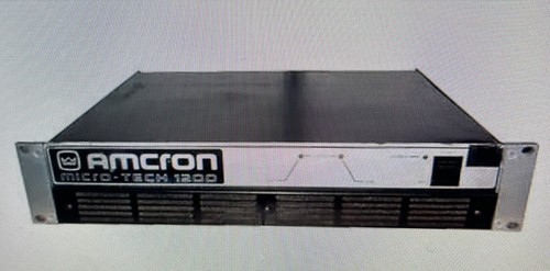 Amcron microtech 1200 ampli - microtech,