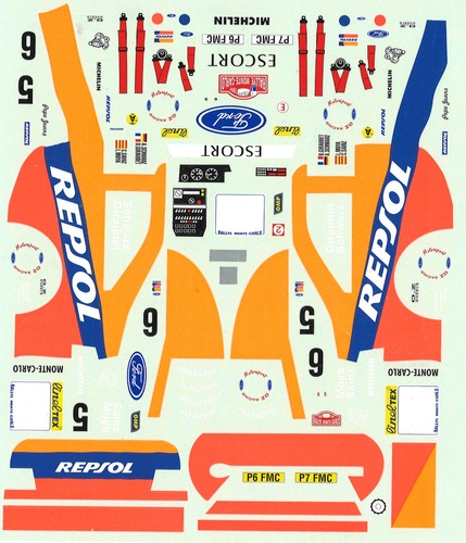 Ford escort wrc repsol - 1/24,