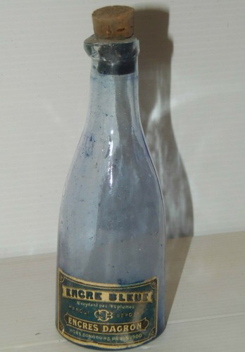 Petite bouteille encre - encre, xixe