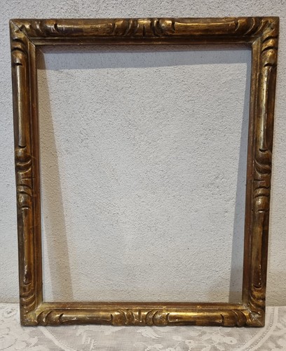 Cadre ancien bois feuillure - bois,