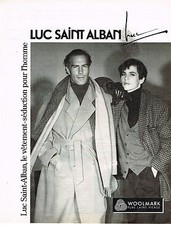 ADVERTISING ADVERTISING 094 1987 LUC SAINT-ALBAN clothing men coats