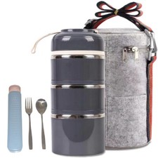 Boîtes Alimentaires Isothermes, 1200ml Lunch box, sans bpa,Isotherme repas chaud