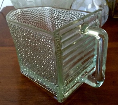 Ancien gros tiroir verre - ancien,