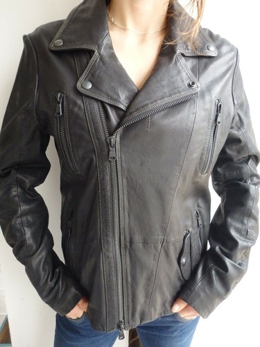 Blouson cuir agneau - en,