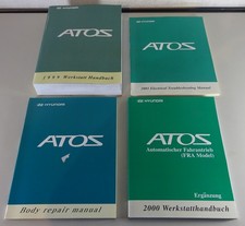 Workshop Manual including 3 supplements Hyundai Atos Minivan year 1997 - 2000