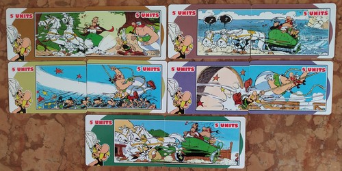 Telecartes puzzles asterix - telecartes,
