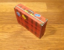 1 Valise Rouge Écossais pour