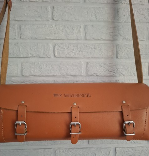 Sacoche vintage facom cuir - sacoche, en