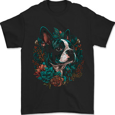 Un Chien Boston Terrier T-Shirt 100% Coton