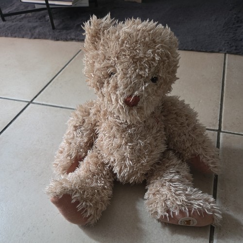 Doudou peluche ours moulin - peluche,