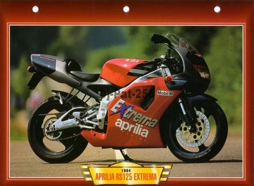 Fiche moto aprilia rs - :,