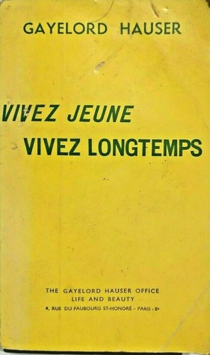 Medecine vivez jeune - jeune,,