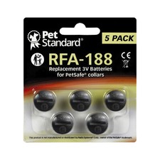5 Piles pour PetSafe RFA-188