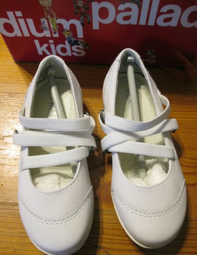 Neuves cuir palladium fille - 25,