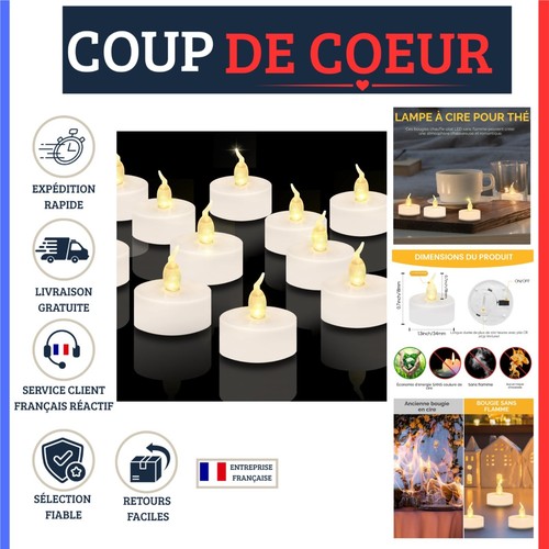 Bougies chauffe plat led - bougies, chauffe-plat