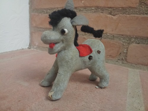 Jouet ancien ane mecanique - jouet,