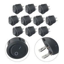 10PCS 12v-Round Interrupteur