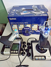 Saitek X52 Flight Control System Flight Stick & Throttle Windows w/Cables & Box