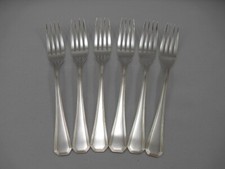 Christofle AMERICA, 6 fourchettes à poisson, Métal argenté, Excellent état