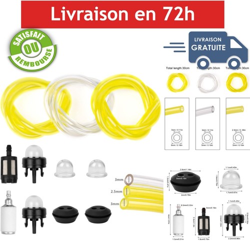 Kit durite essence tondeuse